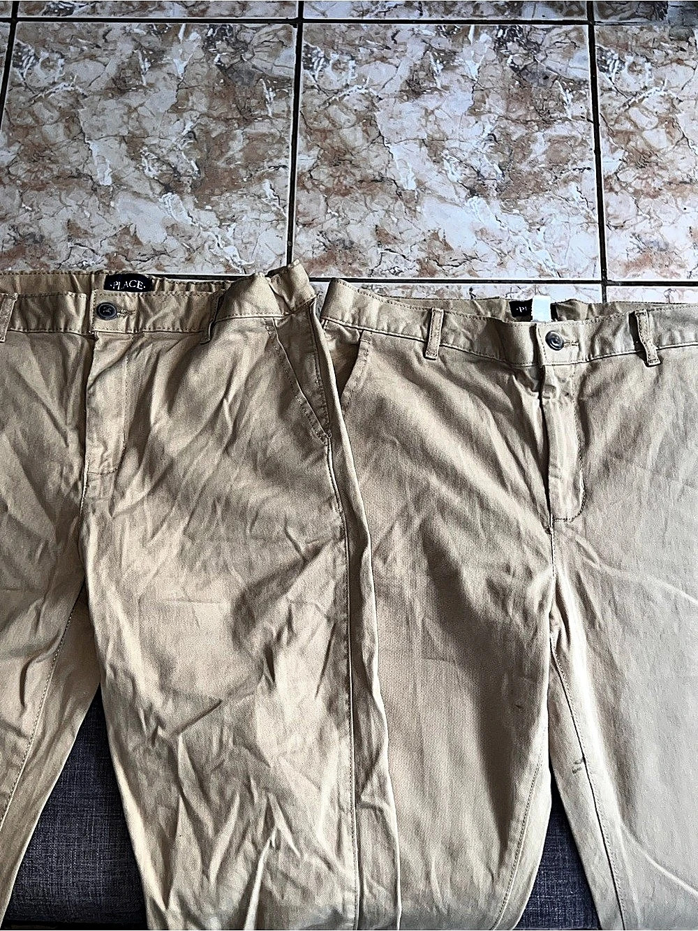 Children’s Place Uniform Trousers Beige Boys Size 16